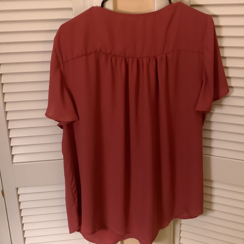 Torrid Pink blouse - Picture 3 of 5